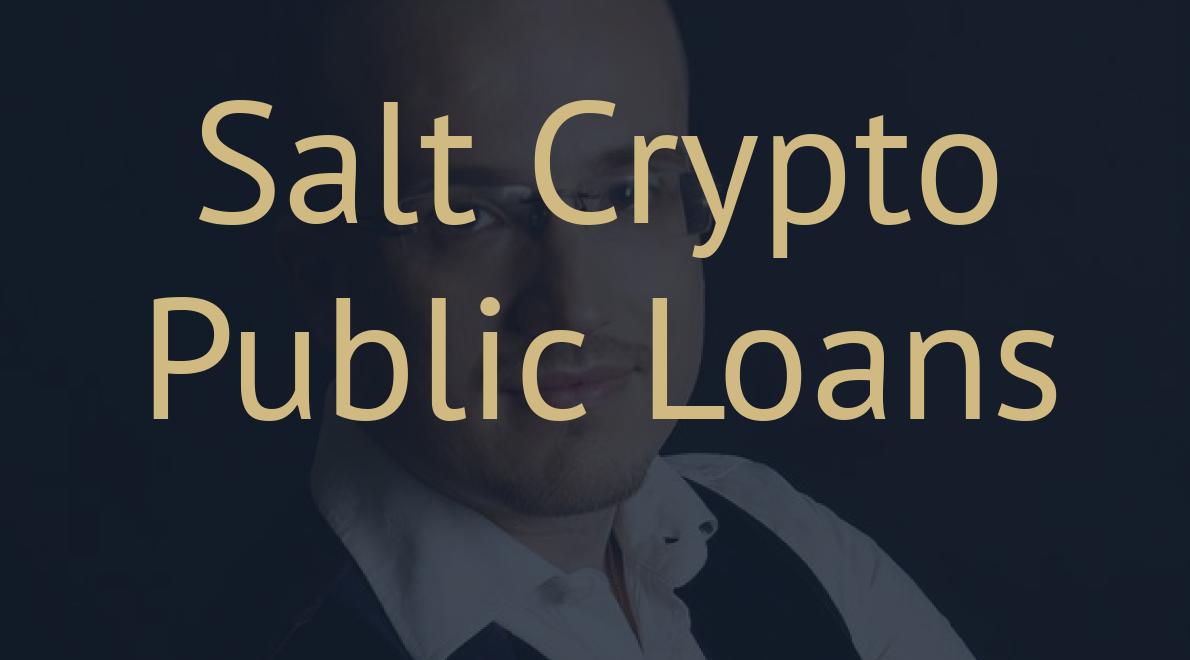 Salt Crypto Public Loans